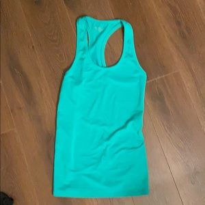 Athleta Green Racerback Tank